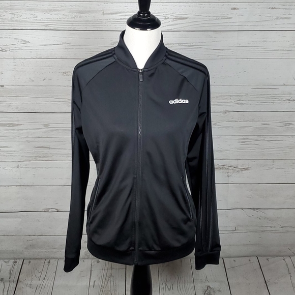 adidas Sweaters - Adidas womens black zip up sweater